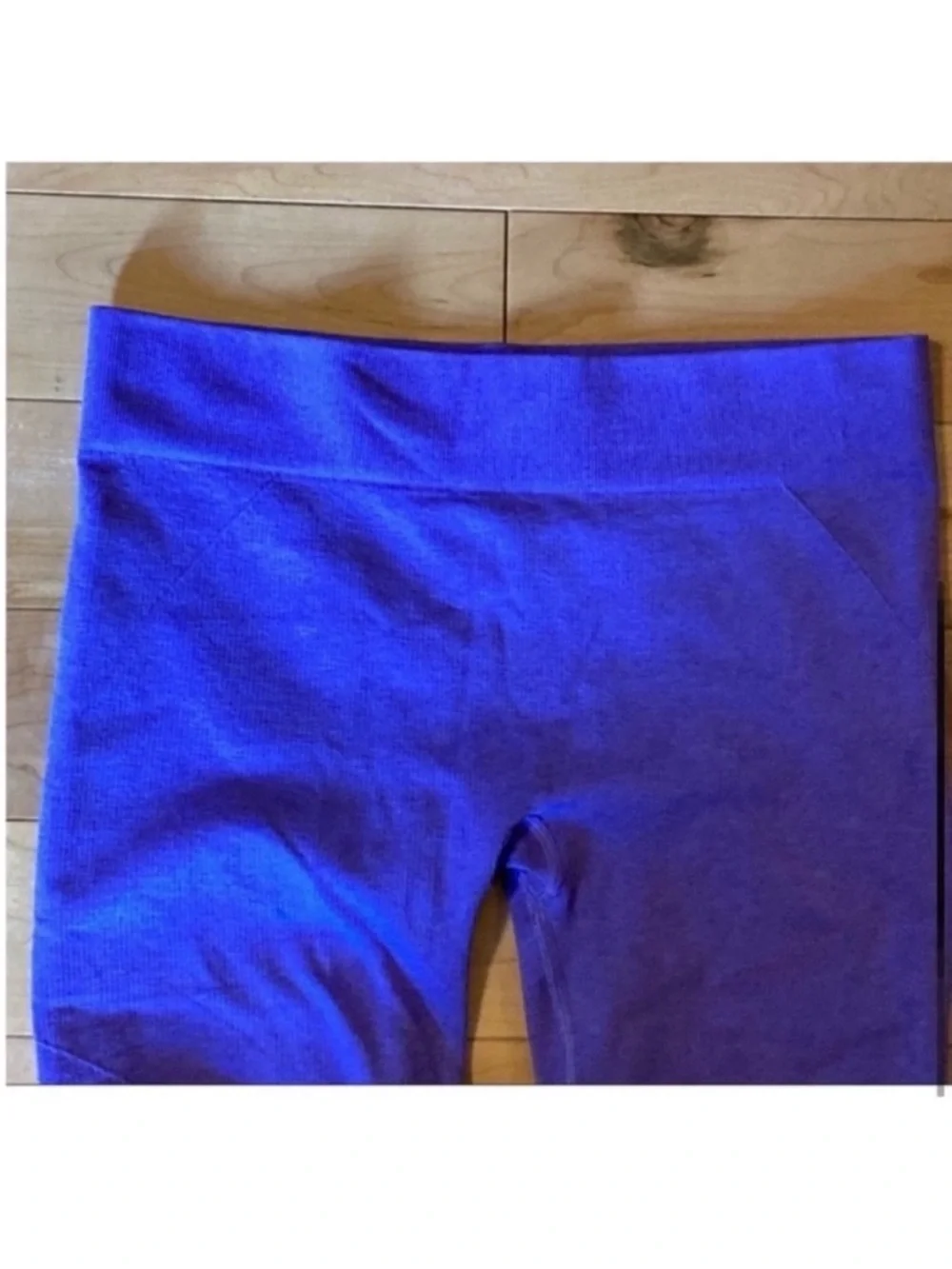 Ivivva by Lululemon purple cropped ruched sides leggings size fourteen